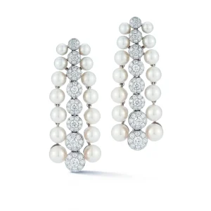 Cascade Earrings in Pearl