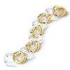 Classic Large Link Bracelet in Crystal
