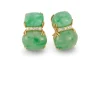 Double Cab Earrings in Jade