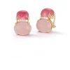 Double Cab Earrings in Pink