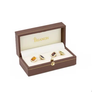 Dresden Cufflinks in Multi Stone