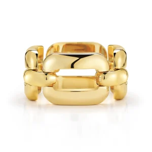 Four Link Bracelet in Yellow Gold