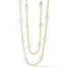 Large Astro Necklaces in Pearl