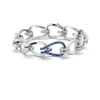 Large Daytona Link Bracelet with Sapphires