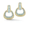 Madison Earrings in Blue Topaz