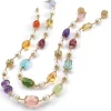 Multi Baroque Necklaces in Multi Stone