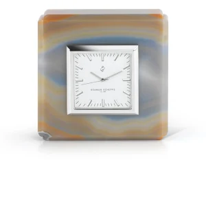 3.5" Yellow Face Crystal Clock