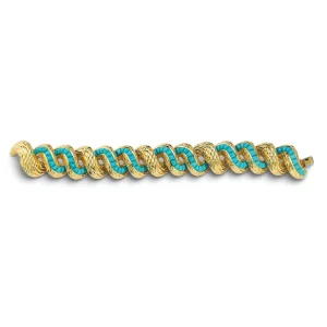Rope Bracelet in Turquoise