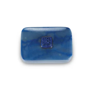 Small Blue Aventurine Box with Lapis
