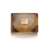 Small Brown Agate Box with Shell Cameo