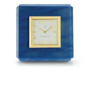 Tiger Iron Square Clock