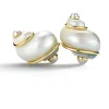 Turbo Shell Earrings in Pearl