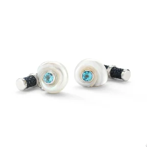 Umbonium Shell Cufflinks