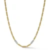 Verona Chain with Double Pave Diamond